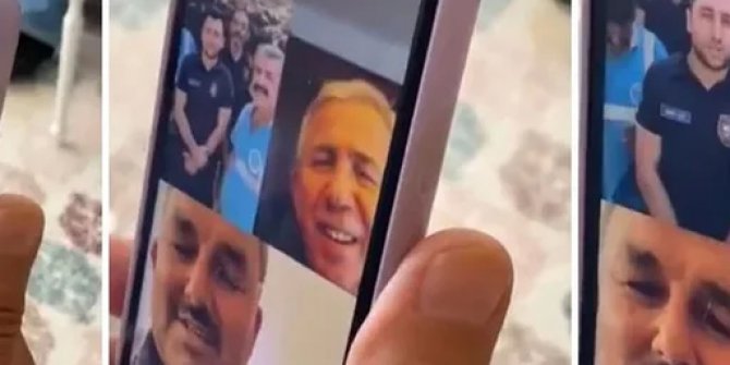 Mansur Yavaş'tan 'online' kız isteme: Yangında görev yapan itfaiye erinin mutlu günü