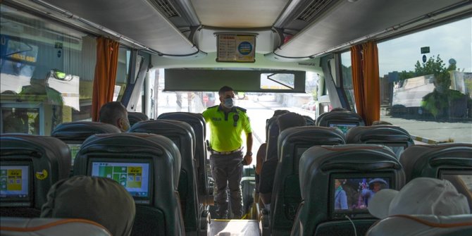 Adana'da şehirler arası yolcu otobüsleri denetlendi