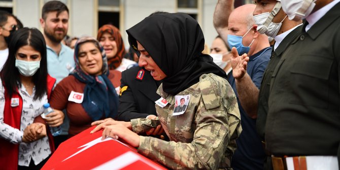 Şehit Piyade Uzman Çavuş Bali Adıyaman'da son yolculuğuna uğurlandı