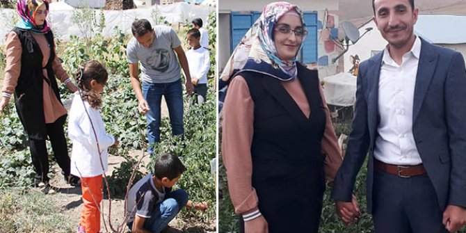 Köyde harikalar yaratan ‘çalı kuşu' öğretmen çift