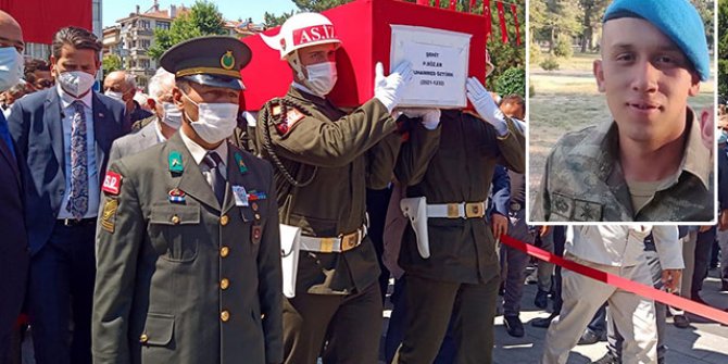 Şehit sözleşmeli er, Kastamonu'da son yolculuğuna uğurlandı