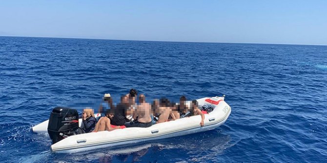 Muğla açıklarında 46 kaçak göçmen yakalandı