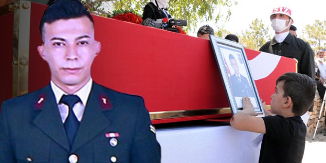 Şehit astsubay, son yolculuğuna uğurlandı