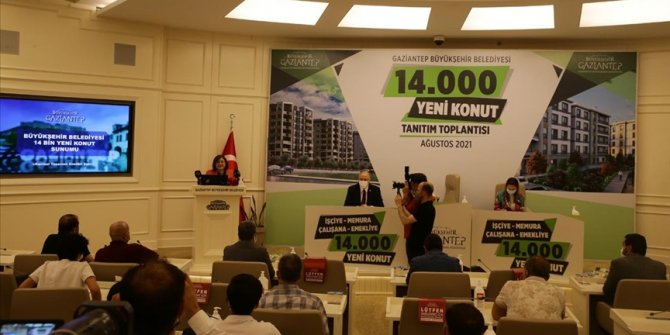 Gaziantep'te işçi, memur ve emekliler için 14 bin konutluk proje