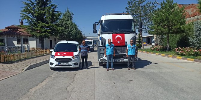 Sincan Belediyesi Sinop Ayancık'a Tanker ve 4 Kişilik Ekip Gönderdi