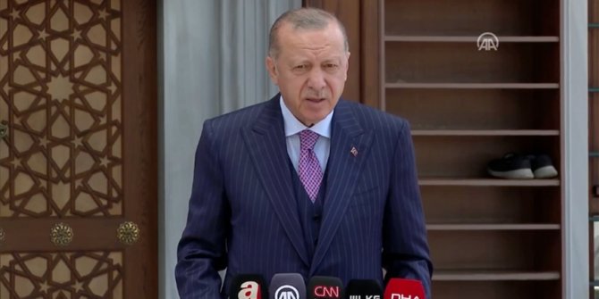 Cumhurbaşkanı Erdoğan konuşuyor