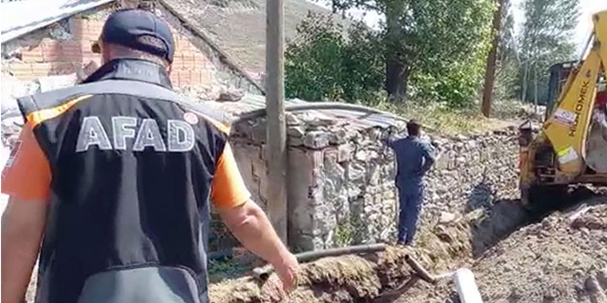 Kars'ta selden etkilenen köylerde hasar tespiti başladı