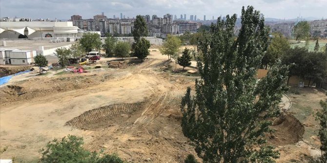 Eyüpsultan'daki parkta İBB ekiplerinin yıkım çalışmaları durduruldu