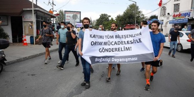 Boğaziçi Üniversitesi'nde rektör eylemi