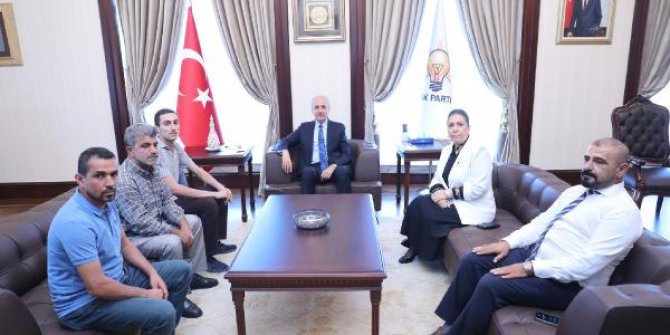 AK Parti'li Kurtulmuş, Diyarbakırlı Babalar ile görüştü