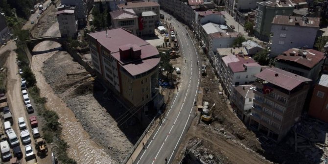 Giresun'da afetin izleri silindi