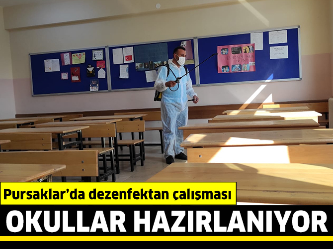 Pursaklar'da Okullar Yeni Eğitim Öğretim Yılına Hazırlanıyor