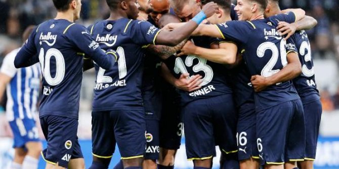 Fenerbahçe, UEFA Avrupa Ligi'nde gruplara kaldı