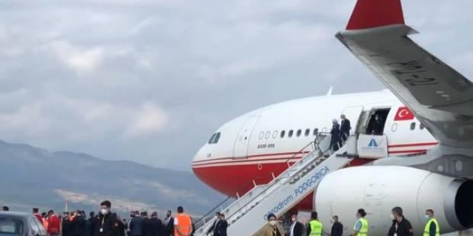 Başkan Erdoğan Karadağ'a geldi