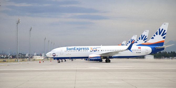 SunExpress, yolcu sayısını yüzde 43 arttırdı 