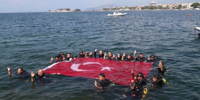 Marmara Denizi'ne zafer dalışı