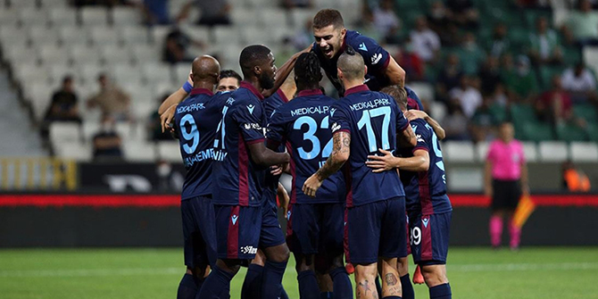 Trabzonspor Süper Lig'de yenilgiyi unuttu