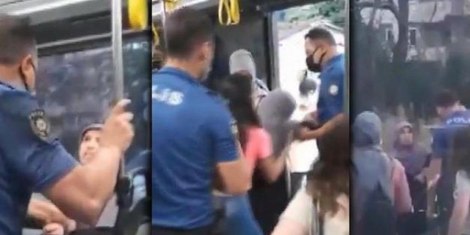 'Maske karşıtı' kadın bu kez İETT otobüsünü karıştırdı