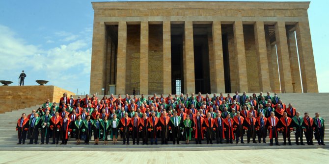 Yargıtay üyelerinden Anıtkabir'e ziyaret
