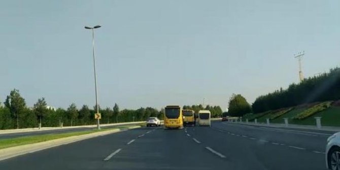 Düğün konvoyunda trafiği tehlikeye sokan 4 minibüsçüye ceza yağdı