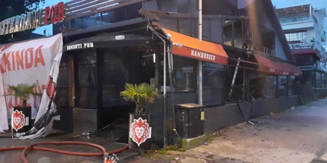 2 kişinin öldürüldüğü eğlence mekanı yeniden açılış öncesi yandı