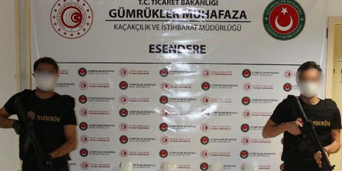 Esendere'de 17 kilogram metamfetamin ele geçirildi