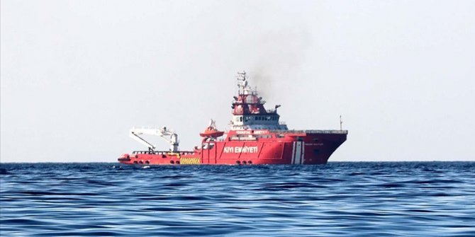 Nene Hatun Acil Müdahale Gemisi, Akdeniz'de Suriye kaynaklı petrol sızıntısına ilişkin temizlik çalışmasına başladı