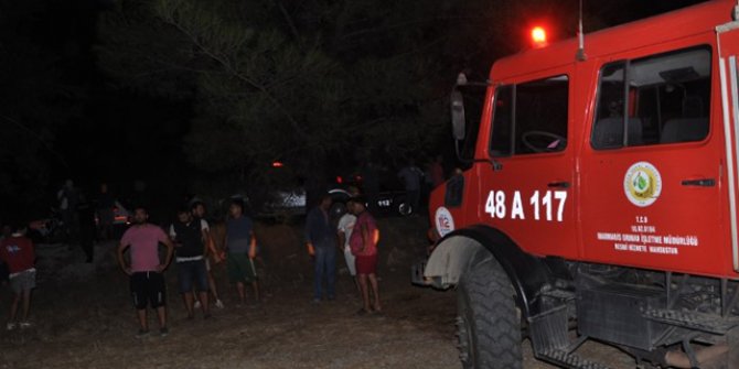 Datça'da orman yangınına nöbetçi ekipten hızlı müdahale
