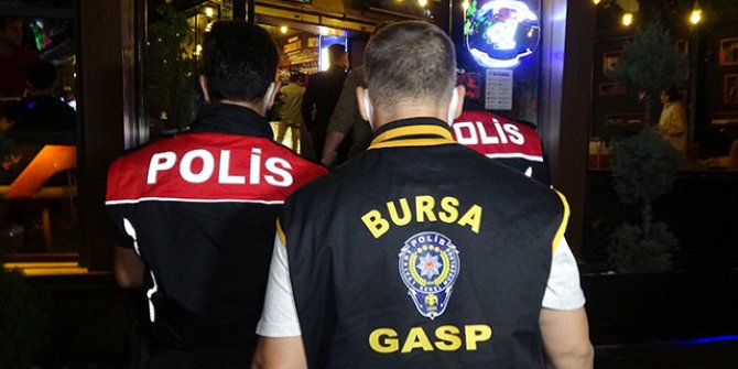 Bursa'da 300 polis ile asayiş uygulaması