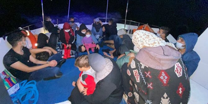 Yunanistan'ın geri ittiği 18 göçmen kurtarıldı 