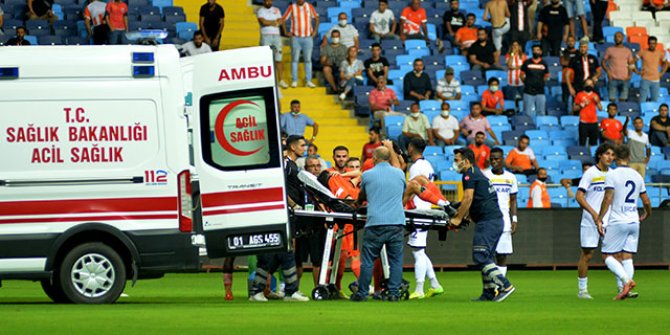 Adanaspor’da Berkan Fırat’ın maçta ayağı kırıldı