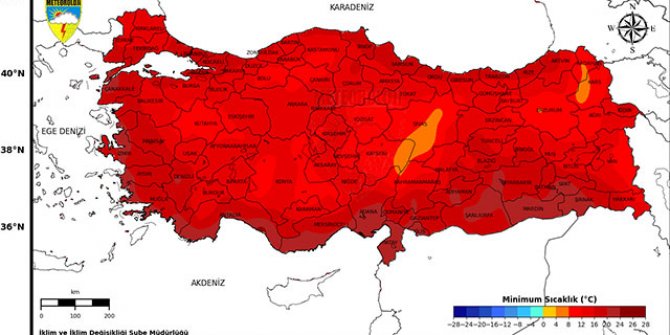 Son 50 yılın en sıcak 6'ncı ağustosu yaşandı