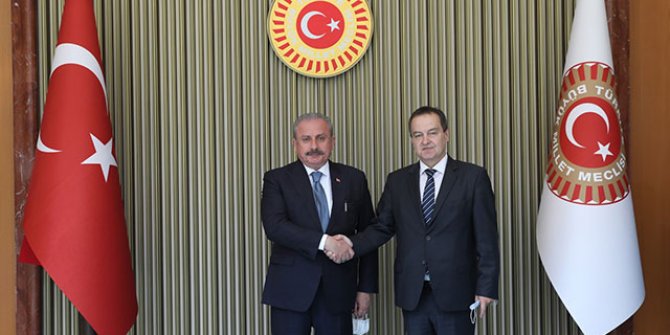 Meclis Başkanı Şentop, Sırp mevkidaşıyla görüştü