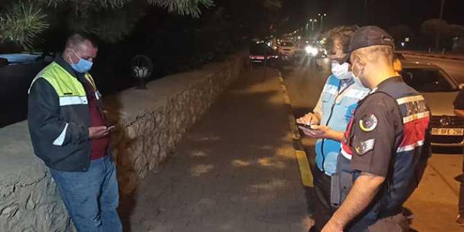Karantina süresinin bitmesine saatler kala denetimde yakalandı