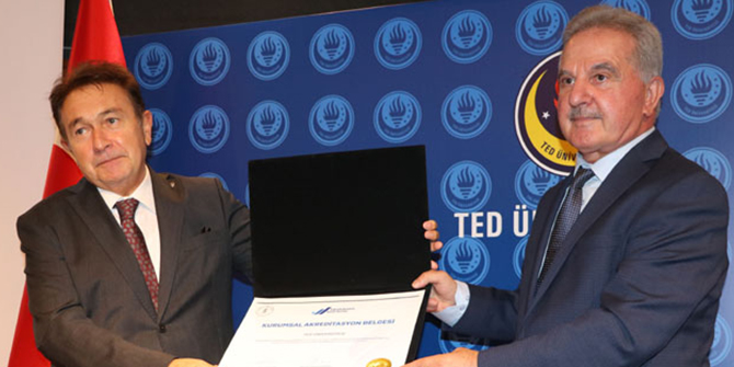 TED Üniversitesi ‘Kurumsal Akreditasyon’ onayı aldı