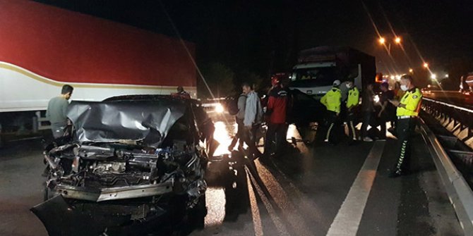 Sapanca’da zincirleme kaza: 5 yaralı 