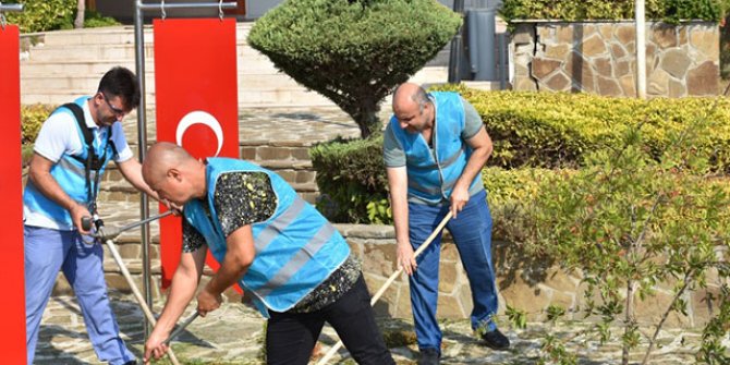 Gazi derneklerinin bakımını hükümlüler yaptı