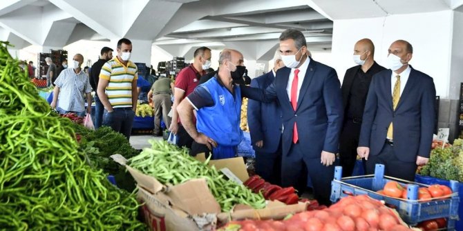 Başkandan pazar denetimi