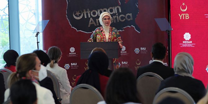 Emine Erdoğan ‘Osmanlı’nın Amerika’sı Belgeseli’ tanıtımına katıldı