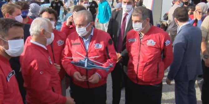 TBMM Başkanı Mustafa Şentop, TEKNOFEST'i ziyaret etti