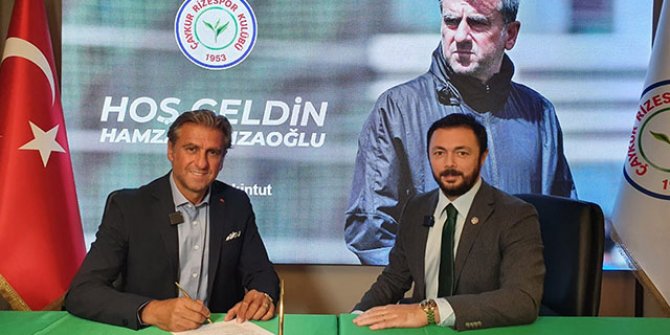 Çaykur Rizespor, Hamza Hamzaoğlu ile sözleşme imzaladı