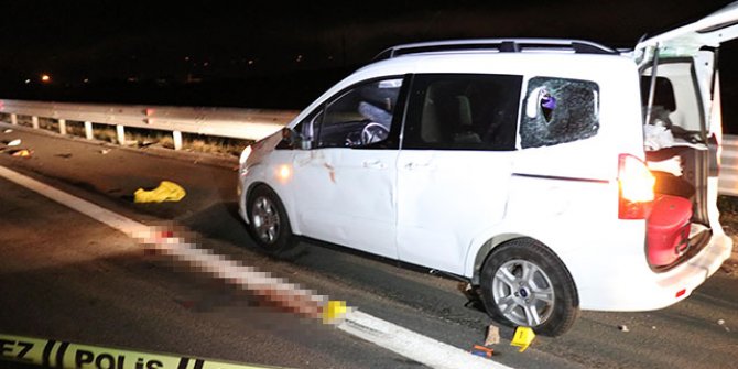 Lastik değiştirirken kamyonet çarptı: 1 ölü, 2 yaralı 