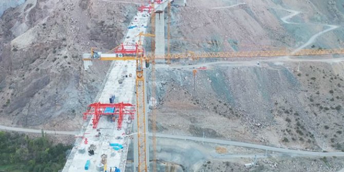 Türkiye’nin en yüksek ayaklı 2'nci viyadüğü açılıyor