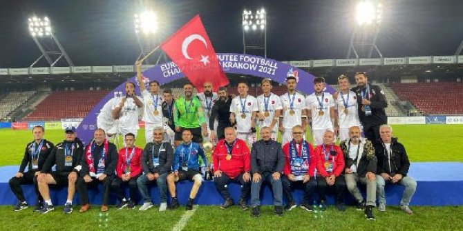 TFF'den Ampute Milli Futbol Takımı'na 1.5 milyon lira başarı ödülü