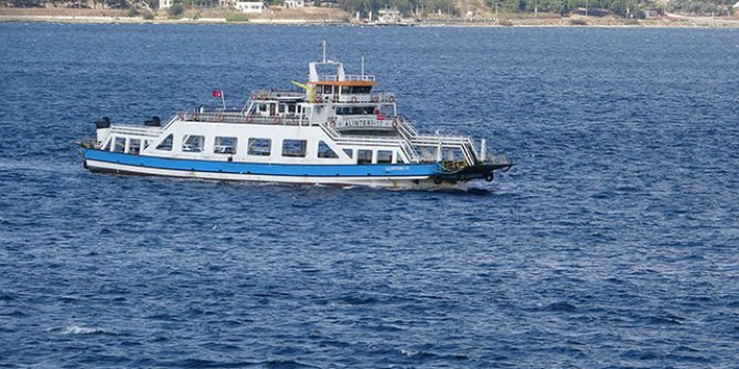 Gökçeada'ya yarınki tüm feribot seferleri iptal edildi