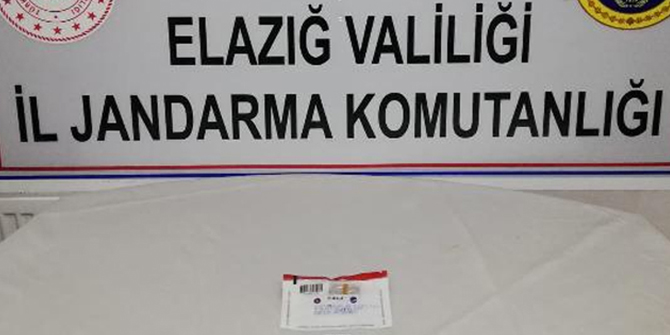 Elazığ'da 'kaliforniyum' olduğu değerlendirilen 1 gram kimyasal madde ele geçirildi