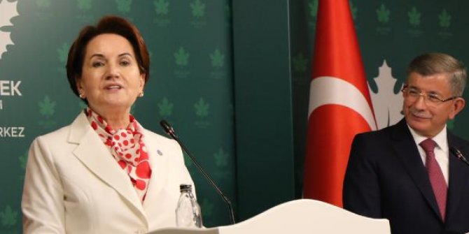 Akşener'den Davutoğlu'na ziyaret