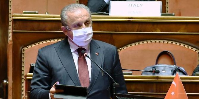 Şentop: Başka ülkelerde barış yoksa hiçbirimiz evimizde huzur bulamayız