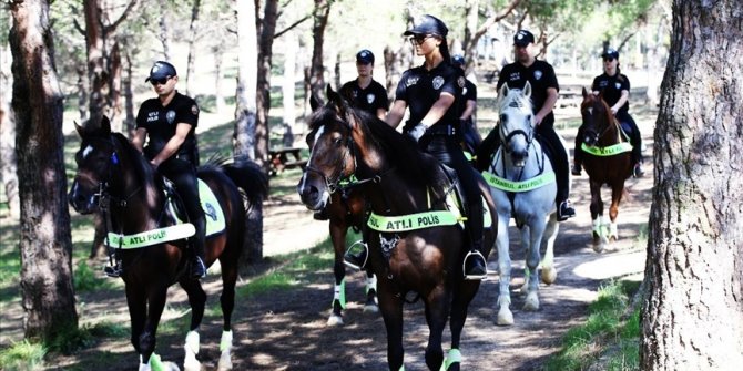 İstanbul'un orman ve sahilleri atlı polislere emanet