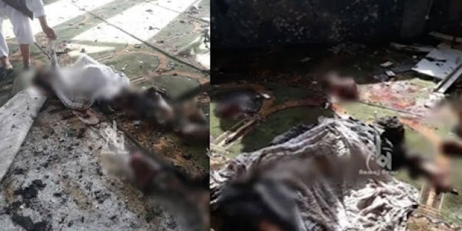 Afganistan'da camiye korkunç saldırı! Dehşete düşüren görüntüler